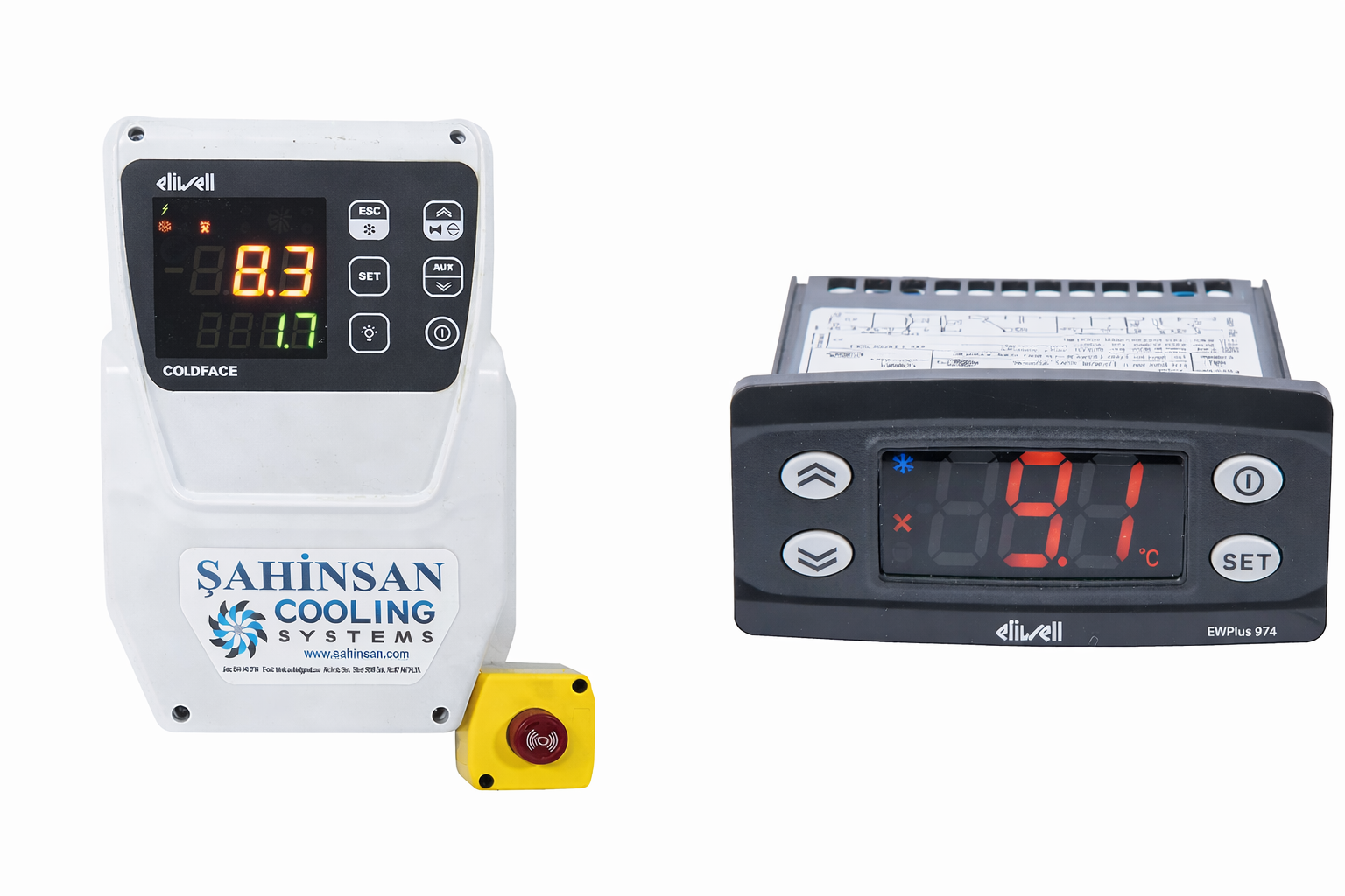 Dijital Soğuk Oda Kontrolörleri İşlemci Termostatlar