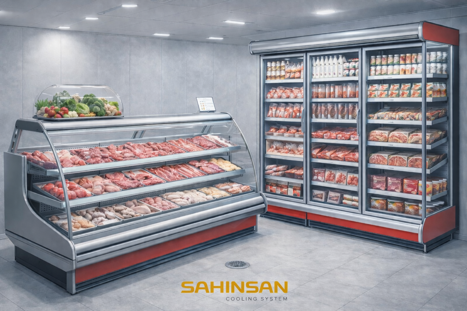 Yatay ve Dikey Sütlük Reyon Dolapları