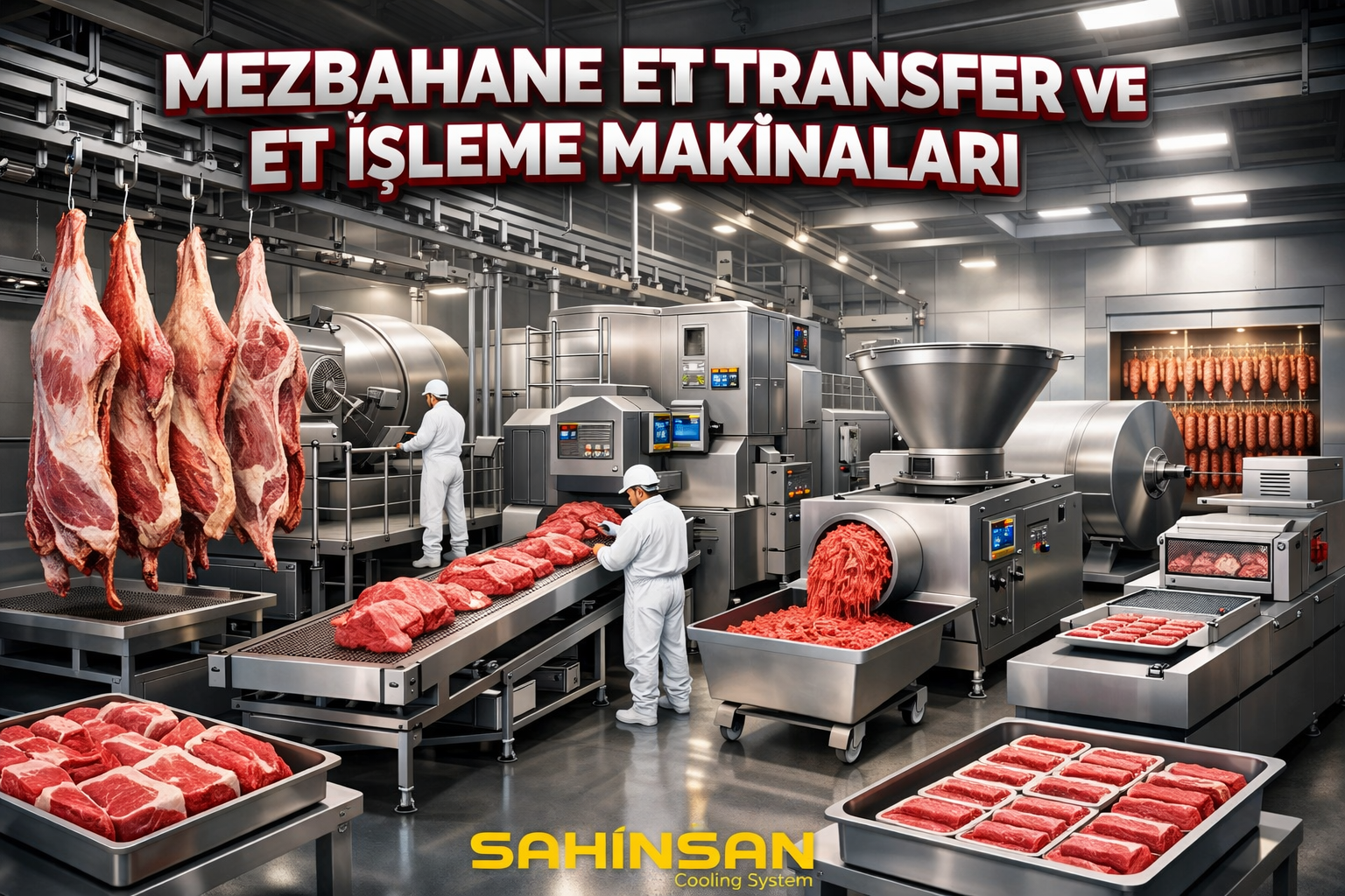 Mezbahane Et transfer ve Et işleme sistemleri